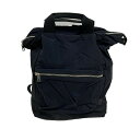 【中古】MargaretHowell(マーガレットハウエル) リュックサック idea 黒 レザー