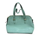 【中古】Kate spade(ケイトスペード) シダーストリート メイズ ハンドバッグ ライトブルー レザー