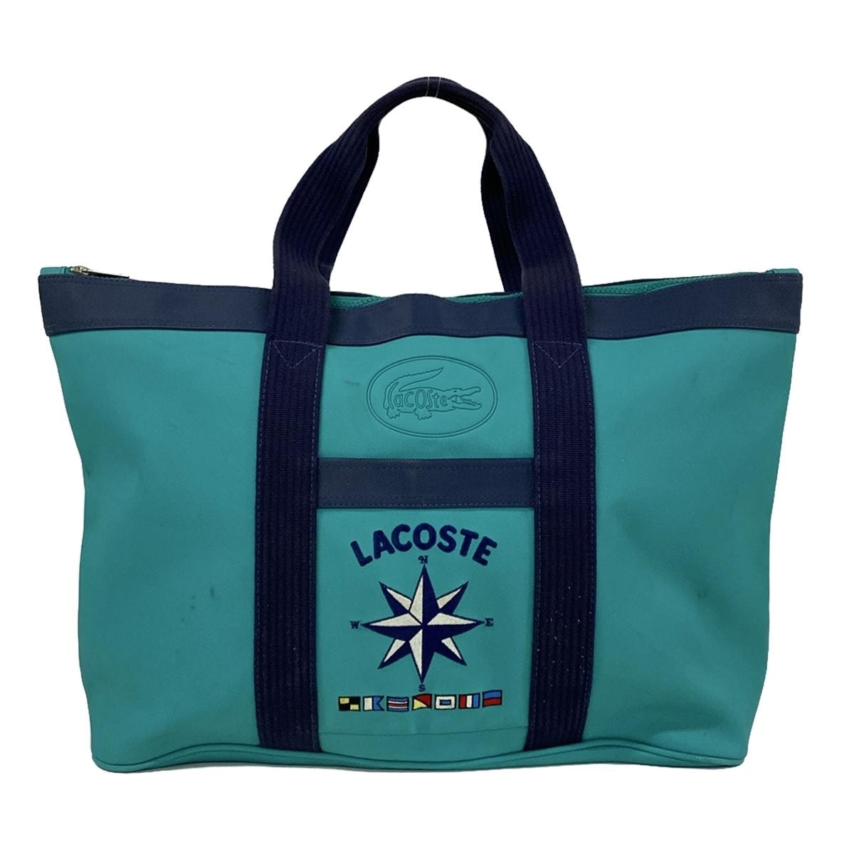 LACOSTE ラコステ】ボストンバッグ 2way 大容量 ワニロゴ 底大 LACOSTE ラコステ】ボストンバッグ 2way 大容量 ワニロゴ 底大