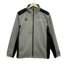 【中古】DESCENTE(デサント) ジャージ 長袖/ジップアップ グレー×黒