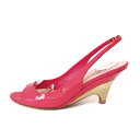【新着】【中古】miumiu(ミュウミュウ) サンダル ピンク レザー