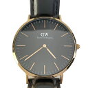 【中古】Daniel Wellington(ダニエルウェリントン) 腕時計 黒