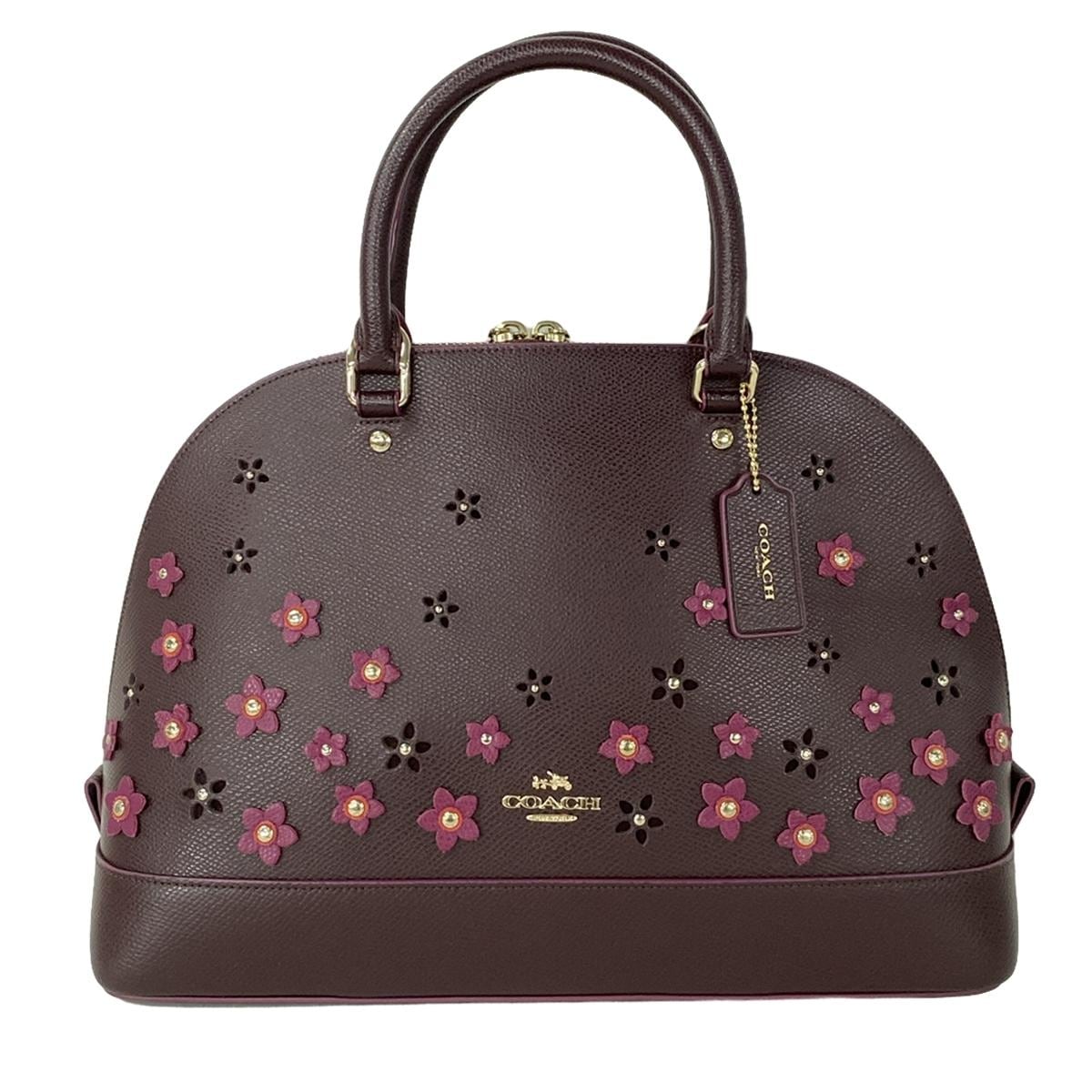 楽天市場】コーチ COACH レザー サッチェル(柄花・植物 楽天市場】コーチ COACH レザー サッチェル(柄花・植物