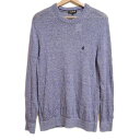 【中古】PaulStuart(ポールスチュアート) 長袖セーター サマーセーター パープル×白