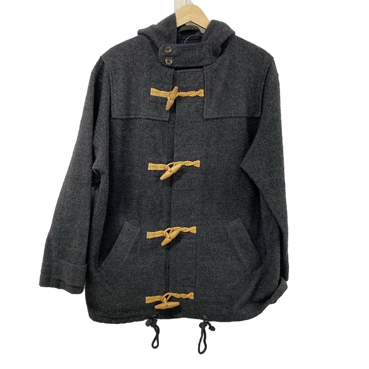 【中古】PoloSportRalphLauren(ポロスポーツラルフローレン) ダッフルコート 長袖/秋/冬 ダークグレー