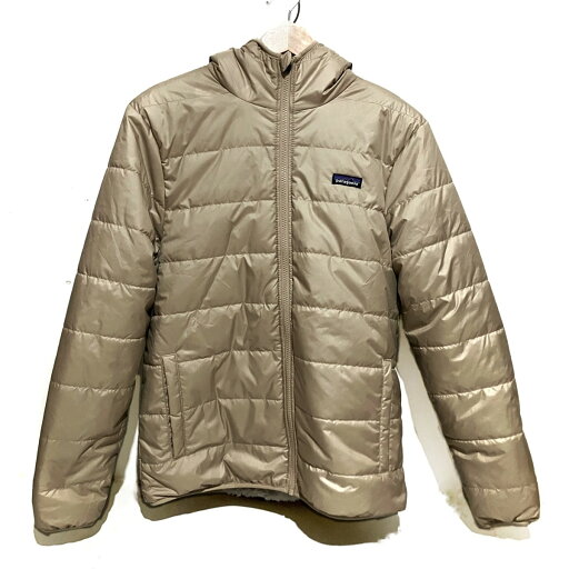 【中古】Patagonia(パタゴニア) ブルゾン 長袖/中綿/リバーシブル/秋/冬 ベージュ 【中古】Patagonia(パタゴニア) ブルゾン 長袖/中綿/リバーシブル/秋/冬 ベージュ
