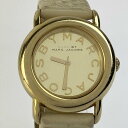 【中古】MARC BY MARC JACOBS(マークバイマークジェイコブス) 腕時計 キルティング ゴールド