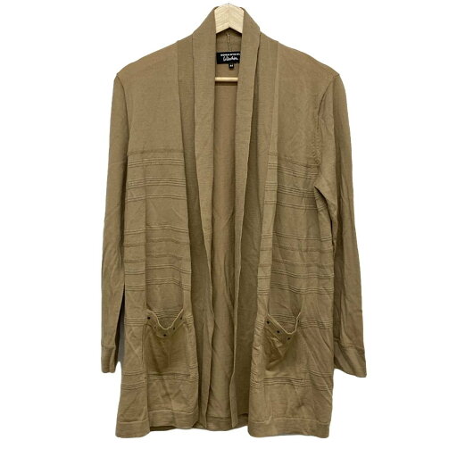 【中古】SONIARYKIEL(ソニアリキエル) カーディガン 長袖/ボーダー/ラメ ベージュ 【中古】SONIARYKIEL(ソニアリキエル) カーディガン 長袖/ボーダー/ラメ ベージュ