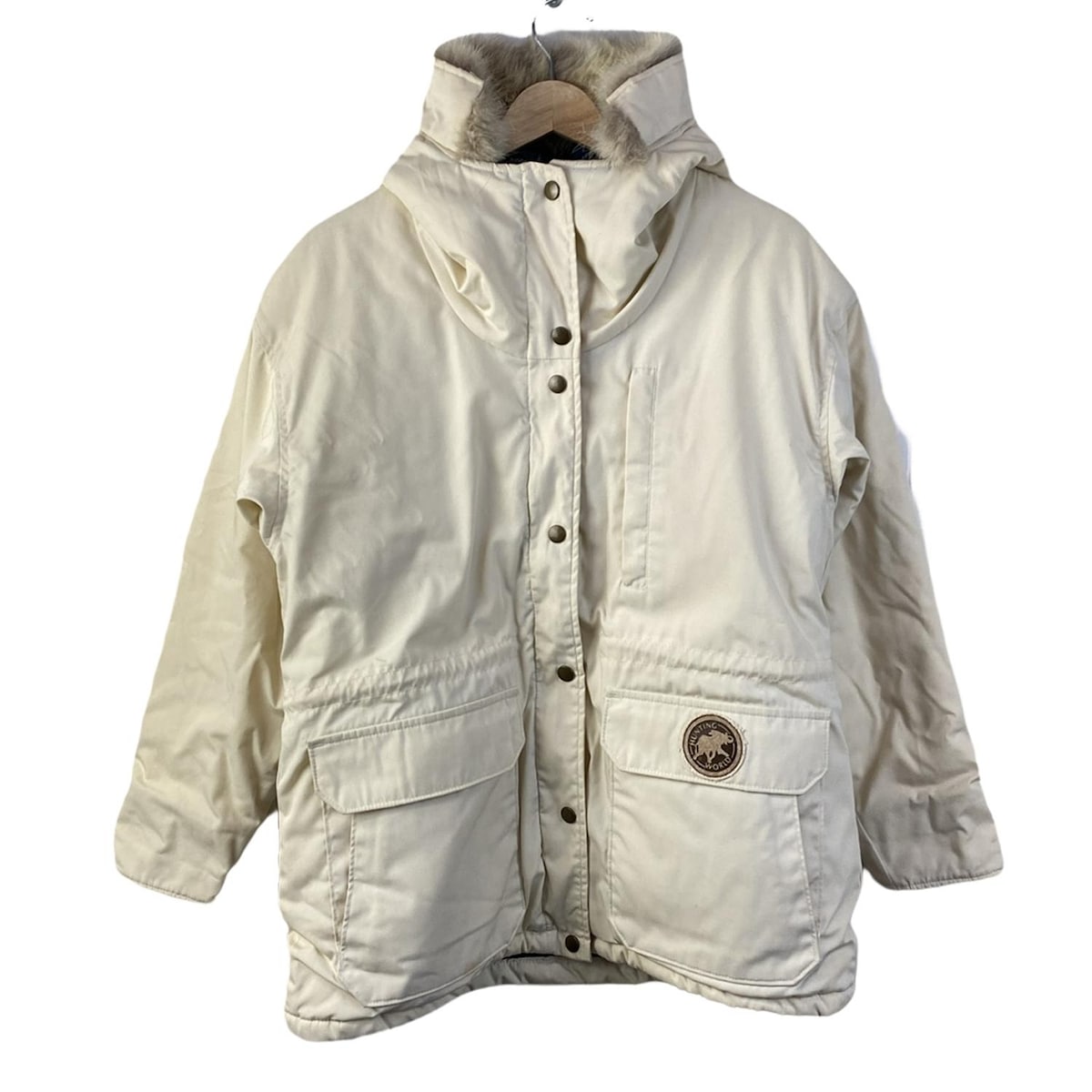 【中古】HUNTING WORLD(ハンティングワールド) コート 長袖/冬 アイボリー