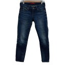 【中古】RED CARD(レッドカード) ジーンズ クロップド(半端丈)/ダメージ加工 ブルー