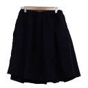 【中古】COMME des GARCONS GIRL(コムデギャルソンガール) スカート ひざ丈/ウエストゴム ダークネイビー(4)