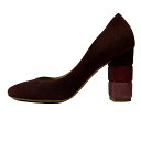 【中古】FERRAGAMO/SalvatoreFerragamo(サルバトーレフェラガモ) パンプス ボルドー×ピンク(4)