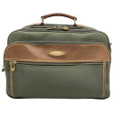 【中古】Samsonite(サムソナイト) ハンドバッグ カーキ×ブラウン レザー