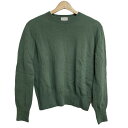【中古】MACKINTOSH PHILOSOPHY(マッキントッシュフィロソフィー) 長袖セーター クルーネック グリーン