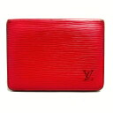 【新着】【中古】LOUIS VUITTON(ルイヴィトン) ポルト 2カルト ヴェルティカル パスケース カスティリアンレッド レザー