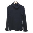 【中古】yohjiyamamoto(ヨウジヤマモト) 長袖セーター タートルネック 黒(4)