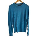 【中古】TOMMY HILFIGER(トミーヒルフィガー) 長袖セーター クルーネック ブルー
