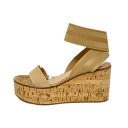 【中古】Gianvito Rossi(ジャンヴィト・ロッシ) サンダル ウェッジソール ベージュ(4)
