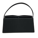 【中古】PETITSOIR(プチソワール) ハンドバッグ リボン 黒
