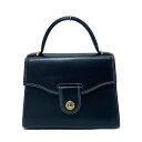 【中古】HANAE MORI(ハナエモリ) ハンドバッグ 黒 レザー