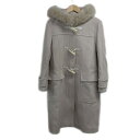 【中古】Diagram GRACE CONTINENTAL(ダイアグラム) ダッフルコート 長袖/ファー/冬 グレーベージュ(4)