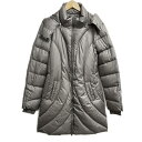 【中古】MAX&CO.(マックス&コー) ダウンコート 長袖/ジップアップ/冬 グレー(4)