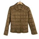 【中古】Leilian(レリアン) ブルゾン 長袖/キルティング/中綿/冬 ライトブラウン(4)