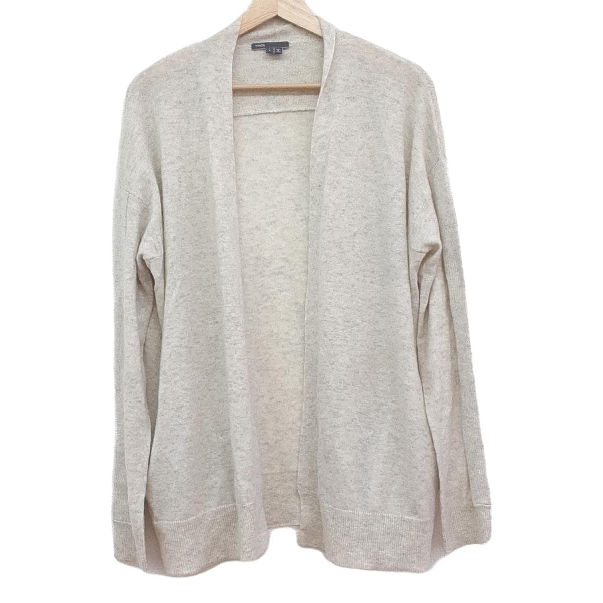 【中古】VINCE(ヴィンス) カーディガン 長袖/カシミヤ アイボリー