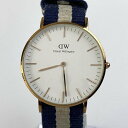 【中古】Daniel Wellington(ダニエルウェリントン) 腕時計 白