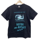 【中古】reversal(リバーサル) 半袖Tシャツ クルーネック 黒