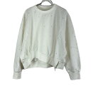 【中古】Diagram GRACE CONTINENTAL(ダイアグラム) トレーナー 長袖/ラインストーン 白