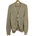 【中古】BrooksBrothers(ブルックスブラザーズ) カーディガン 長袖 ベージュ