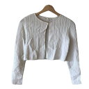 【中古】PAULEKA(ポールカ) ボレロ 長袖 白(4)