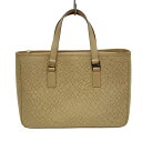 【中古】NINARICCI(ニナリッチ) ハンドバッグ ベージュ レザー