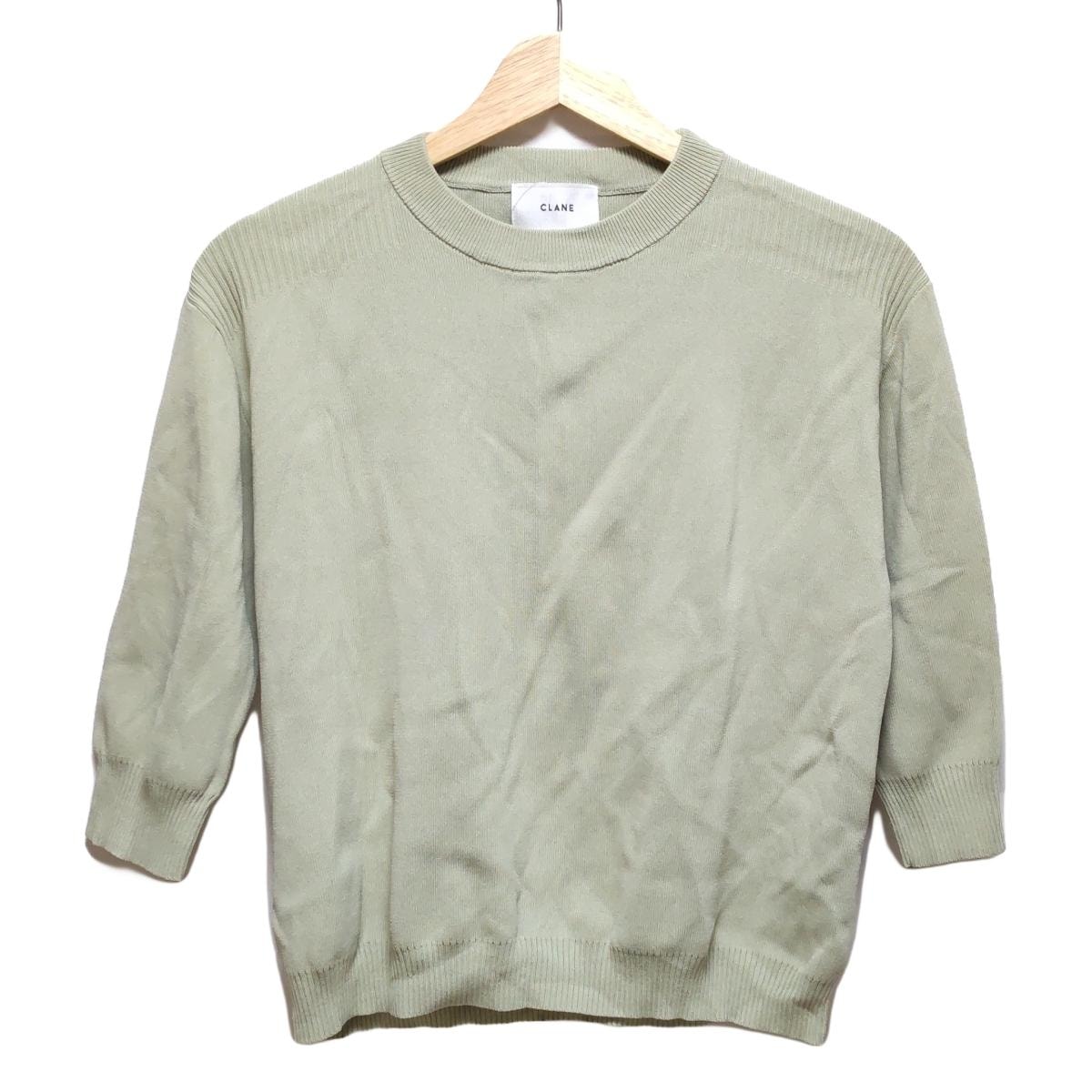 【中古】CLANE(クラネ) 長袖セーター ライトグリーン