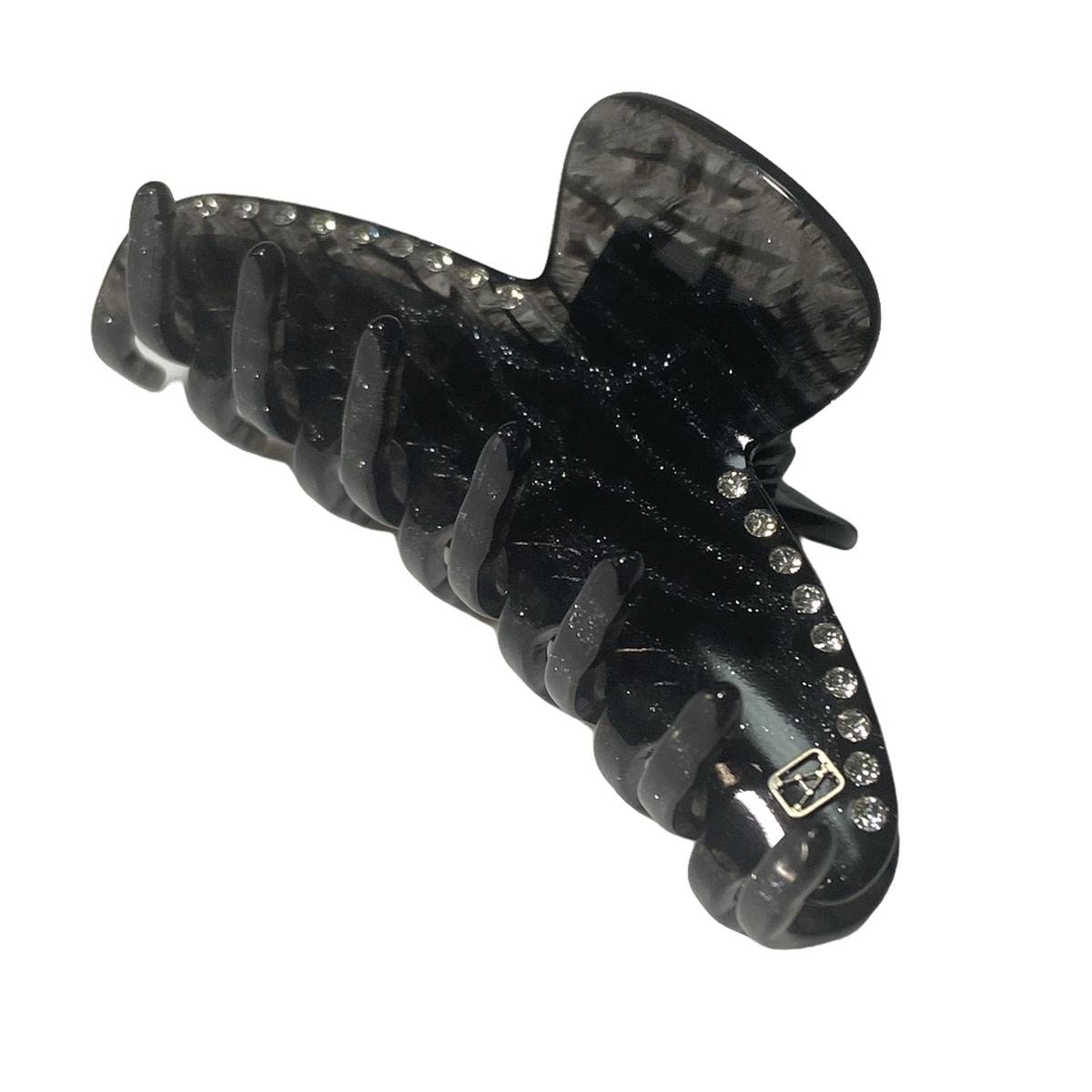 【新着】【中古】ALEXANDRE de PARIS(アレクサンドル ドゥ パリ) アクセサリー ヘアクリップ/ラインストーン 黒