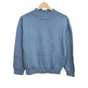 【中古】MACKINTOSH PHILOSOPHY(マッキントッシュフィロソフィー) 長袖セーター ハイネック ライトブルー