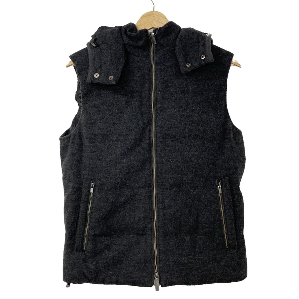 【中古】CalvinKlein(カルバンクライン) ダウンベスト 冬 ダークグレー