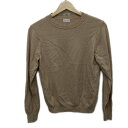 【中古】MACKINTOSH PHILOSOPHY(マッキントッシュフィロソフィー) 長袖セーター クルーネック ライトブラウン