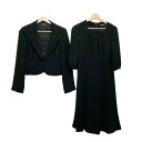【中古】Ungaro(ウンガロ) ワンピーススーツ 黒