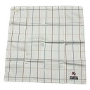 【中古】Burberry LONDON(バーバリーロンドン) ハンカチ チェック柄 白×レッド×マルチ
