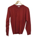 【中古】PaulSmith(ポールスミス) 長袖セーター クルーネック レッド