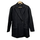 【中古】miumiu(ミュウミュウ) コート 長袖/冬 黒