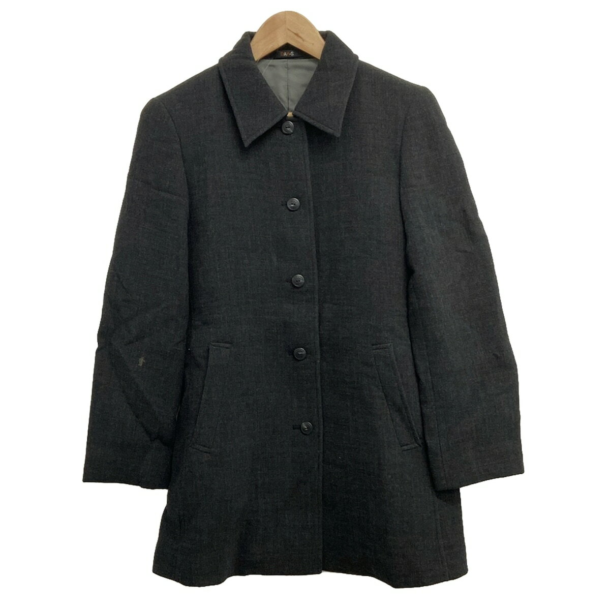 【中古】DAKS(ダックス) コート 長袖/春/秋 ダークグレー