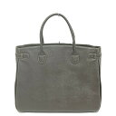 【中古】KITAMURA(キタムラ) ハンドバッグ ダークブラウン レザー