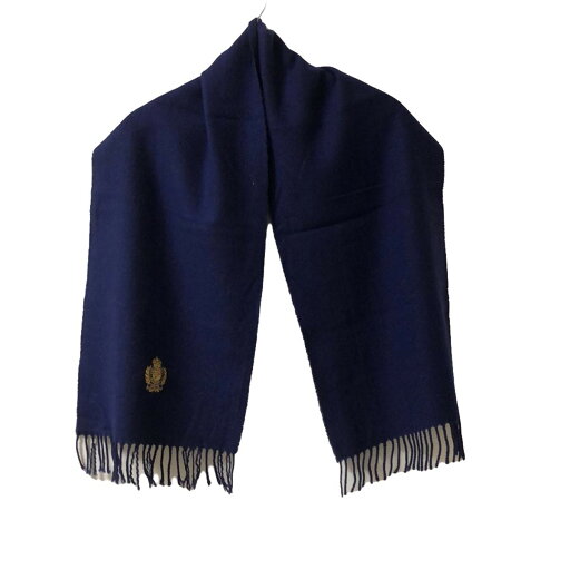 【中古】POLObyRalphLauren(ポロラルフローレン) マフラー ネイビー カシミヤ 【中古】POLObyRalphLauren(ポロラルフローレン) マフラー ネイビー カシミヤ
