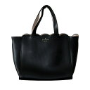【中古】Kate spade(ケイトスペード) マグノリアストリート ミニミナ ハンドバッグ 黒 レザー