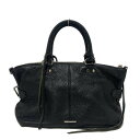 【中古】REBECCA MINKOFF(レベッカミンコフ) ハンドバッグ 黒 レザー