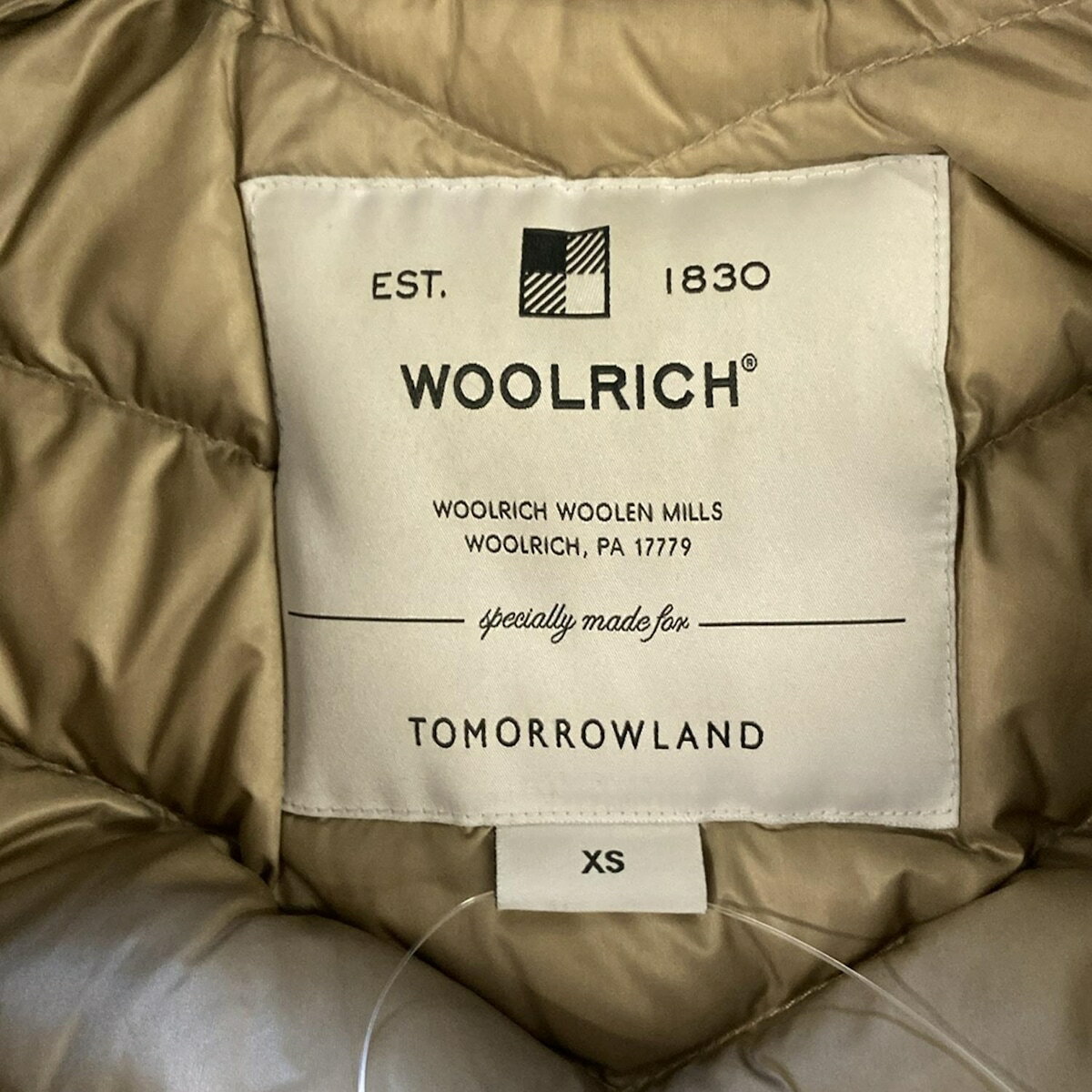 【中古】WOOLRICH(ウールリッチ) ダウンコート 長袖/冬 グレーベージュ