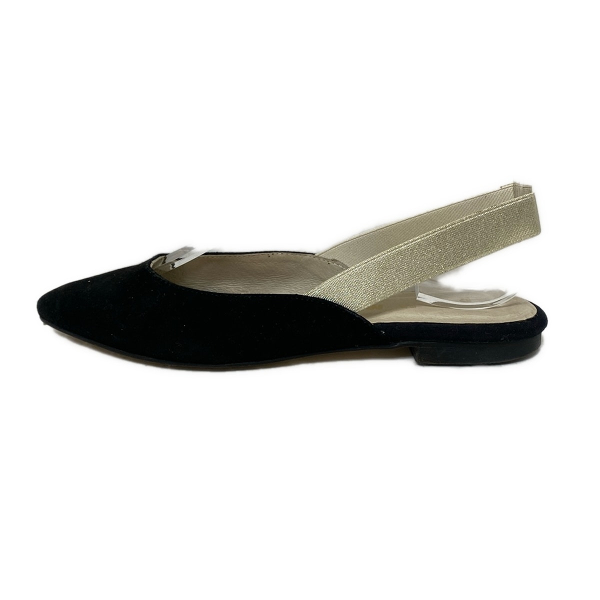 【中古】REMME(レメ) サンダル 黒×ゴールド